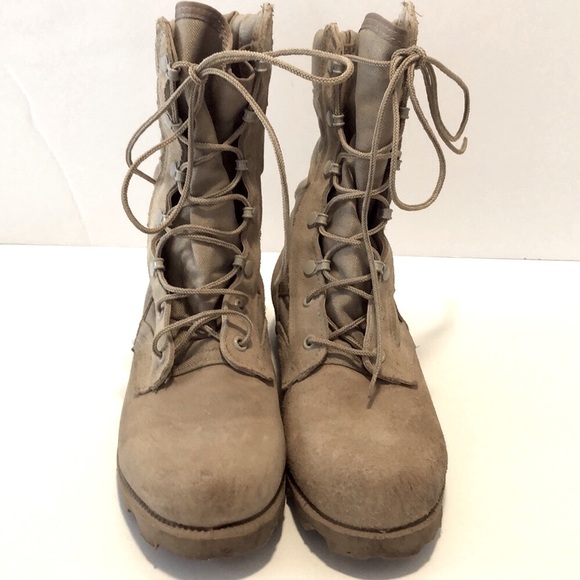 Military combat army hot weather boots size 6 1/2 - Picture 2 of 9